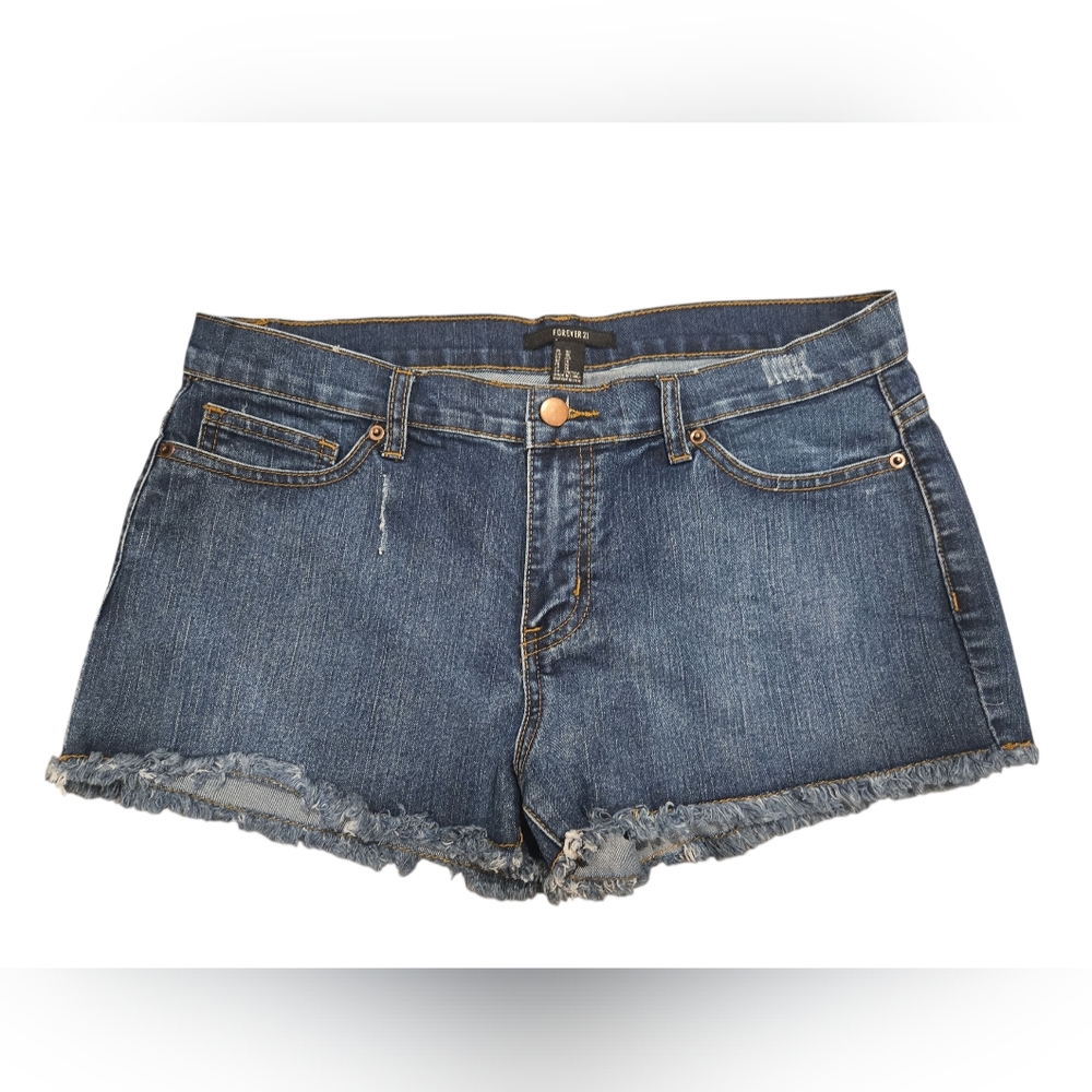 Forever 21 Blue Denim Women Shorts